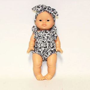 Dolly y Me coincidentes trajes verano Minikane muñeca muselina de Tops de bebé conjunto - Product Image 4