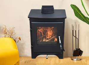 <strong>Slow</strong> Combustion Fireplace 7kW, Freestanding <strong>Log</strong> Burner for Small Cabin South Africa - Product Image 4
