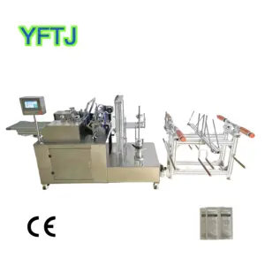 Full-auto Packing Machine With Good Quality Alcohol Pad Wet Facial Tissue Sachet Packing Machine Full Auto Packing Machine