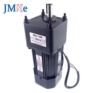 JMKE交流齿轮电机90毫米5IK90 220V 90w交流感应电机，带风扇反向旋转单相交流电机