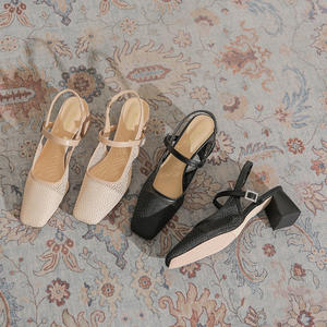 Zapatos de Tacón Alto con Terapia Magnética para Mujer, Zapatos de Salón Cómodos para Bodas y Fiestas con Suela de Masaje y Tacón Grueso Impermeable - Product Image 4