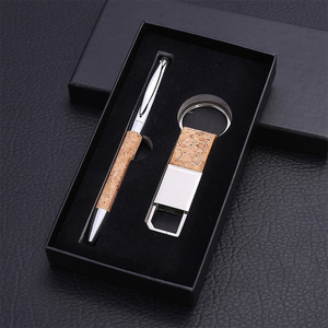 Idea promozionale di lusso <span class=keywords><strong>per</strong></span> gli uomini in legno Set Regalo Cajas De Regalo penna taccuino con penna Thermos Set Regalo aziendale - Product Image 3