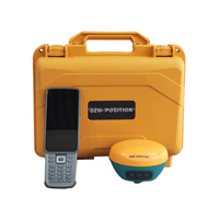 Harga pabrik Tiongkok instrumen survei GEO G6 Imu 1408 saluran Gnss Rtk GEO G6 Gnss Rtk Base dan Rover Gps Rtk penerima Gnss