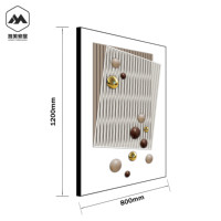 Boule en métal 3D peinture décorative simple peinture moderne décoration murale hôtel décoration murale art peinture abstraite