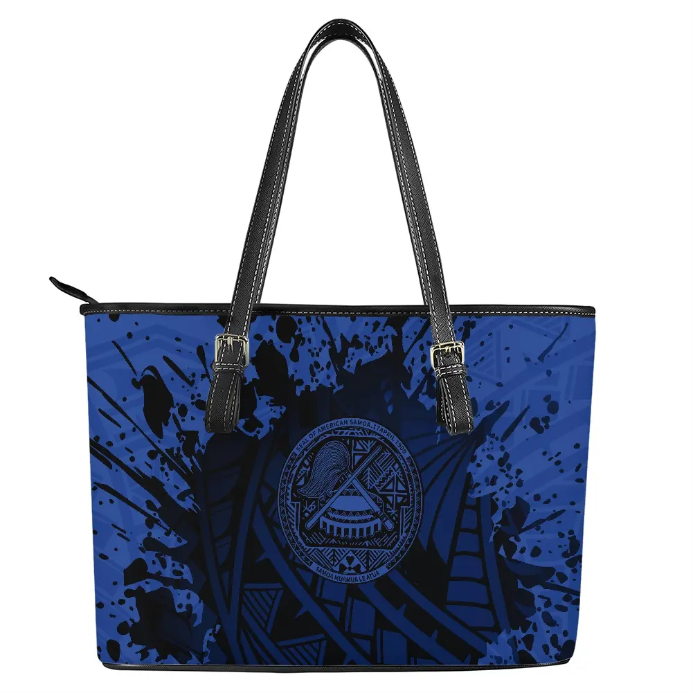 Bolsa feminina de couro estampada tribais, bolsa feminina estampada feita em couro, ideal para transportar laptops de luxo com alça carteiro
