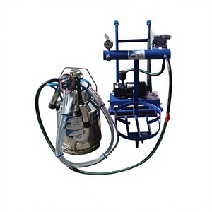 Machine à traire portable en acier inoxydable avec pompe à vide pour vaches laitières, équipement de traite pour usage agricole et commercial - Product Image 4
