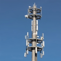 Tour monopôle de toit Jiayao 20m |   Poteau d'antenne de station de base WiFi 5G galvanisé pour site de communication urbaine