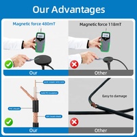 Antenne magnétique 4G LTE GSM 698-2700 MHz 12dBi à gain élevé omnidirectionnelle pour amplificateur de signal SMA mâle