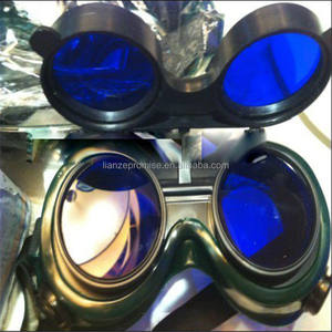 Cobalt Blue 7- Shade 5-Lampwork Glass Filtro óptico suministrado por la fábrica para observar el fuego - Product Image 2