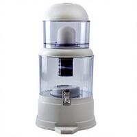 Filtre à eau portable 20L pour usage domestique avec filtre céramique à gravité 7 étapes, autonettoyant et écologique