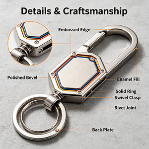 Llavero Metálico con Logotipo Personalizado, Venta Caliente, Más de 12 Estilos, Regalo Único para Cumpleaños, Navidad, Viajes, Bodas, para Hombres y Mujeres - Product Image 5