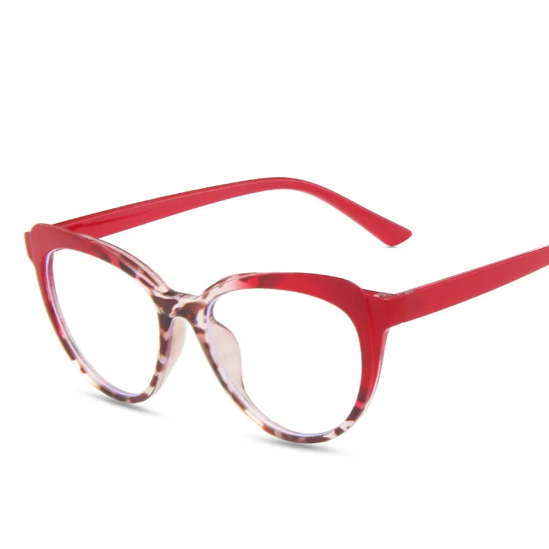 Ladies Optical Frame 2023 Trend Anti Blue Light Blocking Glasses Frame Women Luxury Designer Fashion Cat Eye Shade Eyewear