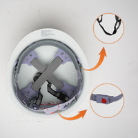 Casque de sécurité respirant en ABS renforcé avec clous en acier Protection de la tête casque de sécurité laqué résistant aux lmpact