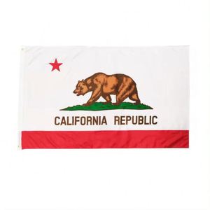 Drapeau américain portable de style volant en polyester, personnalisable avec logo et design sur mesure, plusieurs tailles disponibles (3x5 pieds) pour les États-Unis. - Product Image 2