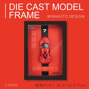 Ept 1: 32 Xe <span class=keywords><strong>3D</strong></span> stereo tường sơn hộp Mô hình đồ trang trí bộ sưu tập quà tặng trang trí nhà mô phỏng khung ảnh - Product Image 5