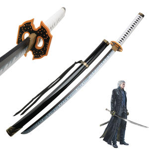 2023 nueva espada de juguete de madera juego en línea juego de rol Vergil Devil May <span class=keywords><strong>Cry</strong></span> 5 Yamato Katana Sword - Product Image 1