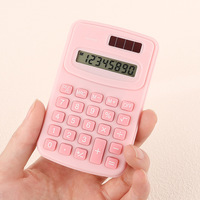 Mini calculatrice de poche avec haute valeur esthétique bureau d'étudiant petit ordinateur apprentissage papeterie Portable calculatrice bureau