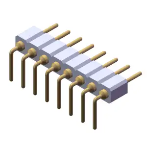 Semplice connettore di saldatura ad angolo retto SMT Pin Omit A5 ad alta corrente 2.00mm 28 pin dip ic socket