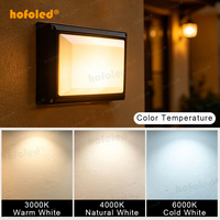 Applique murale LED Hofoled 20W IP65 IK10 en aluminium, style moderne, pour extérieur, hôtel, porche, escalier, certifiée SAA