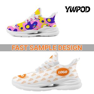 Dernières Nouveautés : Baskets de Course pour Hommes à Motif Abstrait, Chaussures de Sport Respirantes et Décontractées pour Femmes - FN079-26027124-6 - Product Image 1