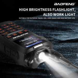 Talkie-walkie analogique portable VHF/UHF double bande BF-18L, puissance de sortie 5W, 999 canaux, anglais, résistant à l'eau IPX-1 - Product Image 4