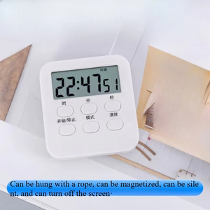 นาฬิกาจับเวลาอิเล็กทรอนิกส์ดิจิตอลจับเวลาในห้องครัวแบบดิจิตอล, จับเวลามัลติฟังก์ชันจับเวลาจับเวลาจับเวลาจับเวลาหน้าจอแอลซีดีขนาดเล็กสำหรับนักเรียนกีฬา - Product Image 2