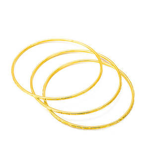 <span class=keywords><strong>Bracciale</strong></span> Sottile Bohémien in Ottone Placcato Oro Vero per Matrimonio - Product Image 5
