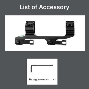 ขาตั้งกล้องเล็ง BANGBANG แบบ Cantilever สำหรับท่อขนาด 30 มม. แบบปลดเร็วพร้อมการปรับระดับแนวนอน ความสูงตรงกลาง 1.4 นิ้ว - Product Image 5