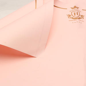 Papier d'emballage Evergreen avec <span class=keywords><strong>fil</strong></span> doré, cadre imperméable, bouquet floral coréen, fournisseur d'accessoires pour fleuristes, emballages - Product Image 4