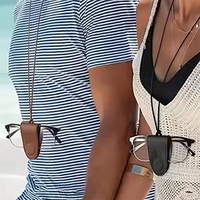 Voyage Magnétique Chapeau Clip Fermoir Lunettes De Soleil Titulaire Organisateur Clip Lunettes De Protection Boîte Cas En Cuir PU Lunettes Sac Pochette
