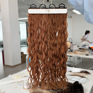 Extensiones de Cabello Humano Haid Yuan Zhen de 18-24 Pulgadas con Punta Plana de Queratina para Cabello Fino y Delgado, Fusión Sin Costuras - Product Image 3