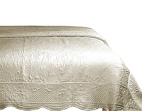 Couvre-lit brodé en polyester lisse, dessus de lit, doux et confortable, respectueux de la peau, commande chinoise, vente en gros