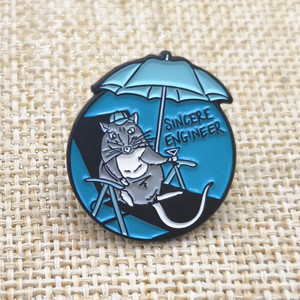 Pins de Esmalte de Aleación de Zinc Personalizados Directo de Fábrica - Diseño de Ilustraciones Gratuitas, Insignias de Esmalte Suave Estilo Antiguo para Pedidos Personalizados - Product Image 3