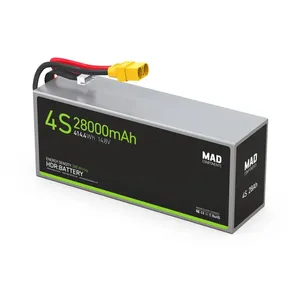 Batterie au lithium solide pour drone, 4S 28Ah, haute densité de puissance, poids léger - Product Image 4