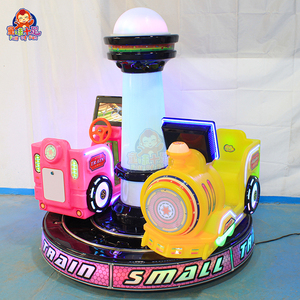 Coin Operated Two Seat Revolving Track Train Playground Commercial <strong>Amusement</strong> <strong>Machine</strong> for Kids - Product Image 6