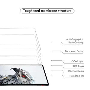 Protector de Pantalla de Vidrio Templado Transparente Ultrafino Antirrayaduras 2.5D 9H para Tablet ZTE Nubia Red Magic Nova - Product Image 6