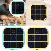 Échiquier électronique Tic Tac Toe avec écran couleur, 198 jeux, jouet éducatif multifonctionnel pour enfants, jeu interactif