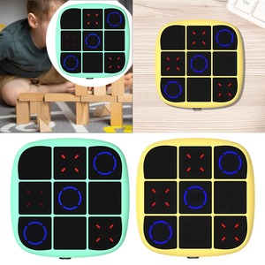 <span class=keywords><strong>Tic</strong></span> Tac Toe Scacchiera Elettronica con Schermo a Colori 198 Giochi Gioco Interattivo Educativo Multifunzionale per Bambini - Product Image 2