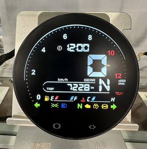Nouveau compteur d'instrument LCD numérique tachymètre compteur de vitesse pour café Racer motos indicateur affichage sur compteur de moto - Product Image 4