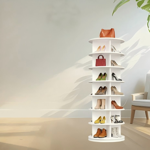 Moderno Exhibidor Giratorio de 360 Grados para Bolsos, Torre de Almacenamiento Giratoria, <span class=keywords><strong>Zapatero</strong></span> Giratorio para Muebles del Hogar OY-XZX9 - Product Image 4
