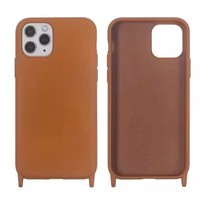 Étui de téléphone transparent de luxe en TPU avec bandoulière pour iPhone 17/16/15/14/13, antichoc, design personnalisé, paysage urbain
