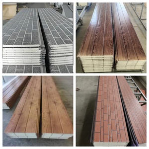 Panneaux de <span class=keywords><strong>bardage</strong></span> décoratifs en métal sculpté de qualité supérieure, épaisseur 16 mm, effet <span class=keywords><strong>bois</strong></span> réaliste, pour la construction d'entrepôts - Product Image 3