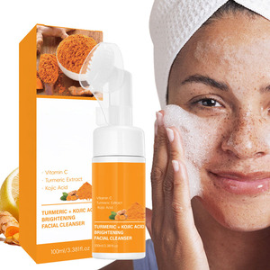 Ensemble Nettoyant et Hydratant au Curcuma 3 Pièces Marque Privée Naturel Biologique Mousse, Tampons et <span class=keywords><strong>Savon</strong></span> pour les Taches Brunes – Kit de Soins Cutanés - Product Image 4