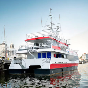 Catamarano in Alluminio Grandsea Modello <span class=keywords><strong>AL</strong></span>-2800 28m Nuovo Traghetto per 180 Passeggeri Yacht Barca con Motore Diesel Entrobordo Velocità 40-60km/h per <span class=keywords><strong>Fiume</strong></span> - Product Image 2