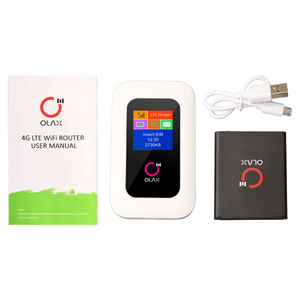 เราเตอร์ Olax MF980L WiFi พร้อมหน้าจอ LCD แบตเตอรี่ในตัว ความถี่ 2.4GHz รองรับ OpenWrt ช่องใส่ซิมการ์ด ฟังก์ชั่นดาต้า มีสินค้าพร้อมส่ง จัดส่งรวดเร็ว - Product Image 1