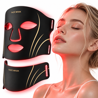 Appareil de beauté en silicone OEM, nouveau, coloré, pour le nettoyage de la peau, masque facial 7 couleurs, masques anti-âge pour le soin de la peau du visage et du cou
