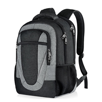 Mochila Personalizable para Hombre, Gran Capacidad, Estilo Simple para Negocios y Viajes, Impermeable, para Ordenador Portátil y Actividades al Aire Libre