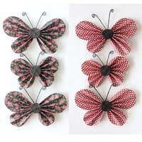 28834 mignon coloré papier papillon autocollant pour Scrapbooking indésirable Journal bricolage artisanat fabrication de cartes Art fournitures