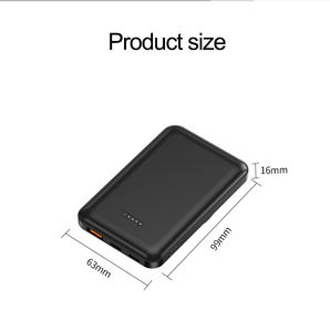 Fabrika PD20W + QC3.0 hızlı şarj kablosuz manyetik güç banka 50000mah taşınabilir PowerBanks 5000 mah - Product Image 6