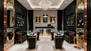 Vitrina <span class=keywords><strong>de</strong></span> Joyería <span class=keywords><strong>de</strong></span> Vidrio Templado <span class=keywords><strong>de</strong></span> Lujo con Iluminación LED para Tiendas Minoristas - Product Image 5